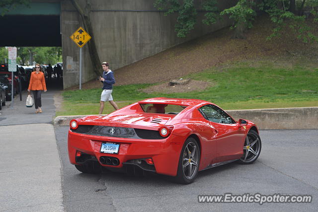 Ferrari 458 Italia spotted in Greenwich, Connecticut