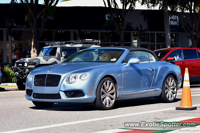 Bentley Continental spotted in Sarasota, Florida