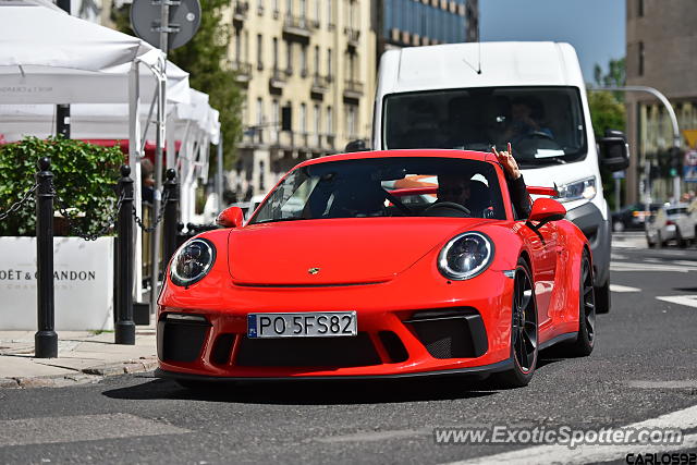 Porsche 911 GT3 spotted in Warsaw, Poland