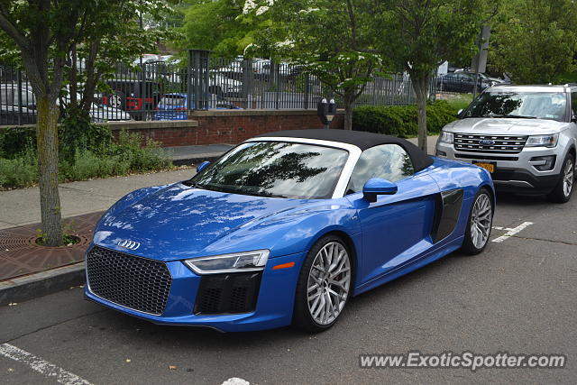 Audi R8 spotted in Greenwich, Connecticut