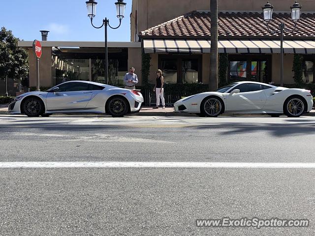 Acura NSX spotted in Newport Beach, California