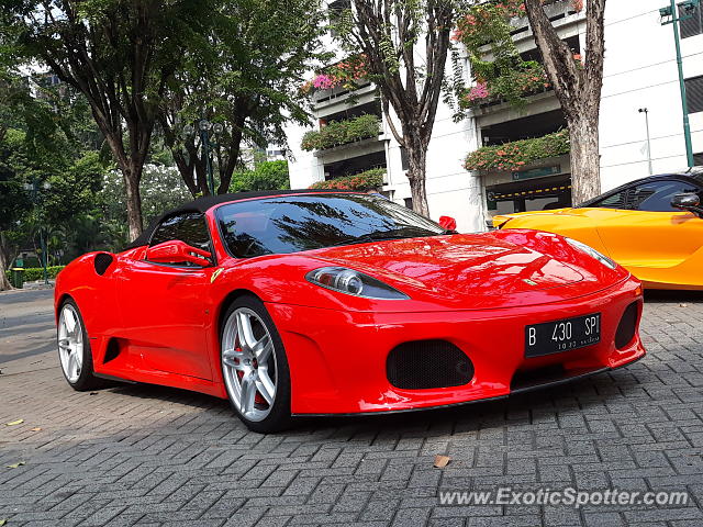 Ferrari F430 spotted in Jakarta, Indonesia