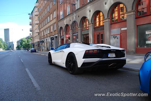 Lamborghini Aventador spotted in Stockholm, Sweden