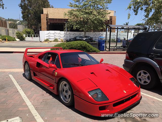 Ferrari F40 spotted in Malibu, California