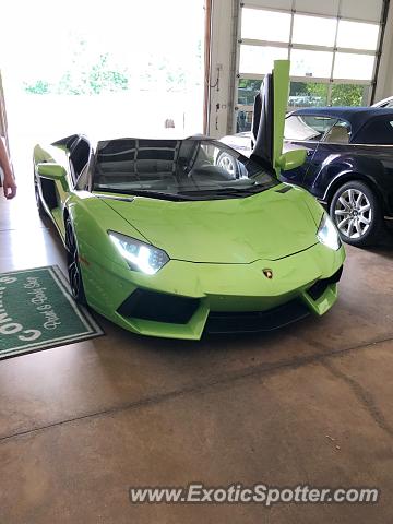Lamborghini Aventador spotted in Zionsville, Indiana