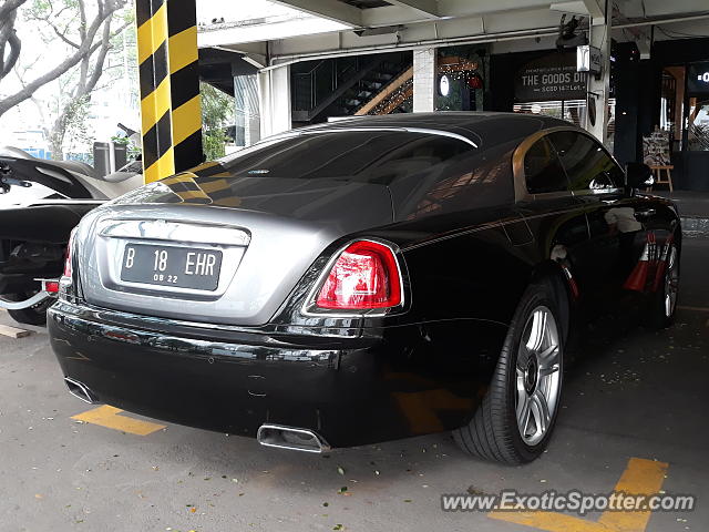 Rolls-Royce Wraith spotted in Jakarta, Indonesia