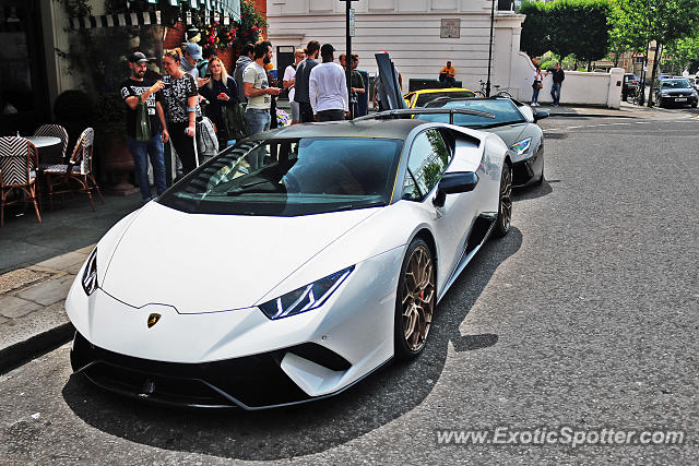 Lamborghini Huracan spotted in London, United Kingdom