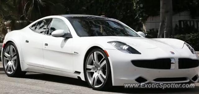 Fisker Karma spotted in Millstone, New Jersey