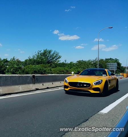 Mercedes AMG GT spotted in Newark, New Jersey