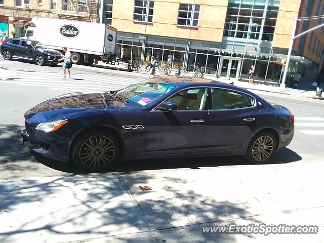 Maserati Quattroporte spotted in Manhattan, New York