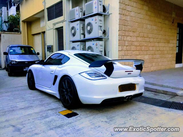 Porsche Cayman GT4 spotted in Singapore, Singapore