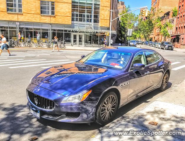 Maserati Quattroporte spotted in Manhattan, New York