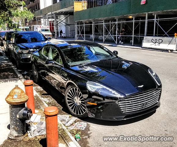 Aston Martin Rapide spotted in Manhattan, New York