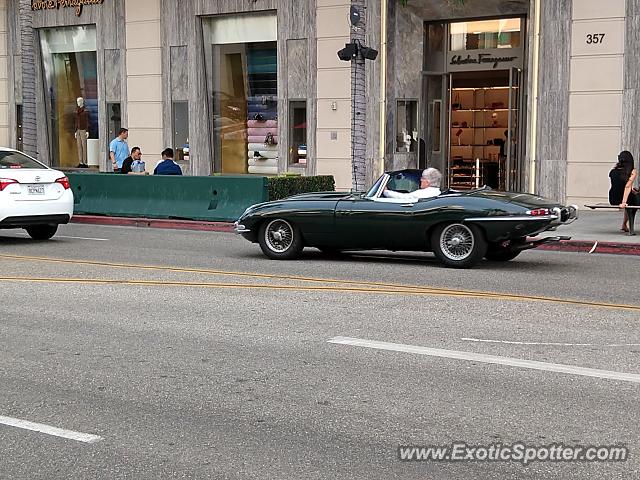 Jaguar E-Type spotted in Beverly Hills, California