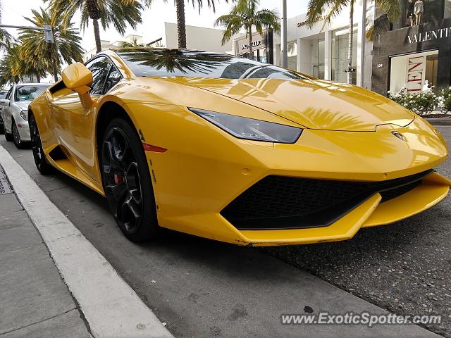 Lamborghini Huracan spotted in Beverly Hills, California