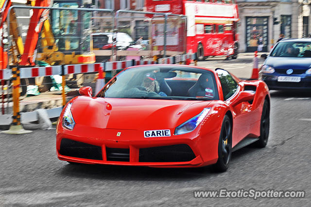 Ferrari 488 GTB spotted in London, United Kingdom