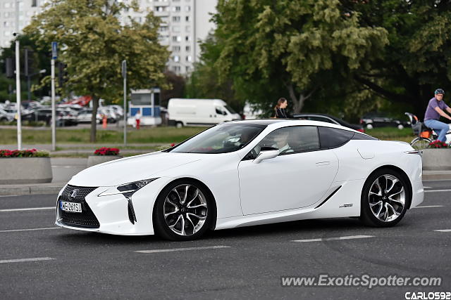 Lexus LC 500 spotted in Warsaw, Poland