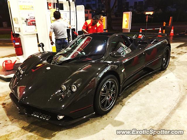 Pagani Zonda spotted in Singapore, Singapore