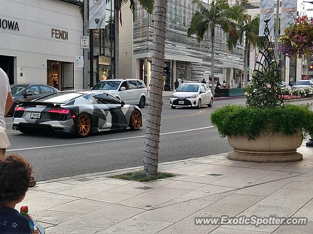Audi R8 spotted in Beverly Hills, California
