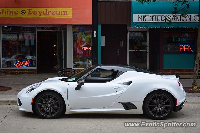 Alfa Romeo 4C spotted in Madison, Wisconsin