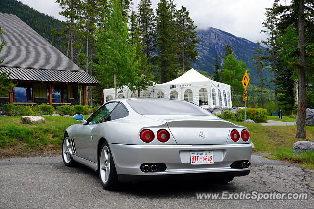 Ferrari 550 spotted in Canmore, Canada