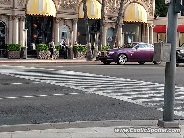 Rolls-Royce Wraith spotted in Beverly Hills, California