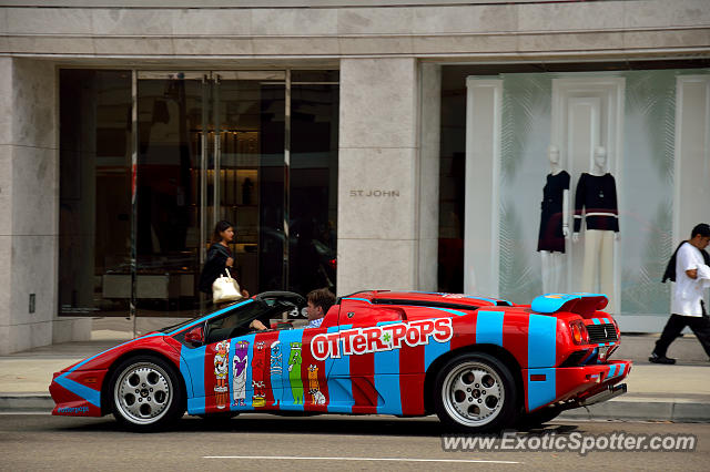 Lamborghini Diablo spotted in Beverly Hills, California
