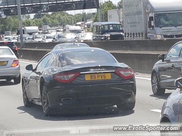 Maserati GranTurismo spotted in Heathrow, United Kingdom