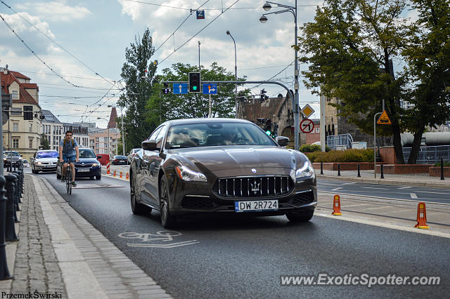 Maserati Quattroporte spotted in Wrocław, Poland