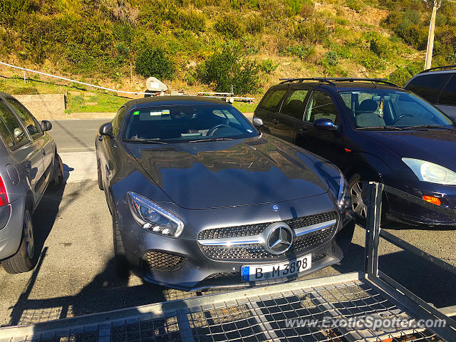 Mercedes AMG GT spotted in Cinque Terre, Italy