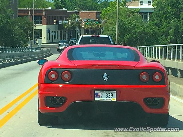 Ferrari 360 Modena spotted in Beaufort, South Carolina
