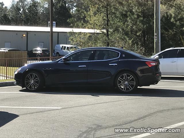 Maserati Ghibli spotted in Dublin, Georgia
