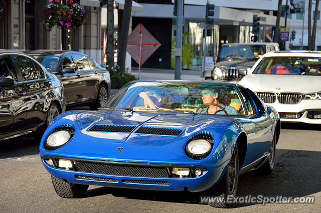 Lamborghini Miura spotted in Beverly Hills, California