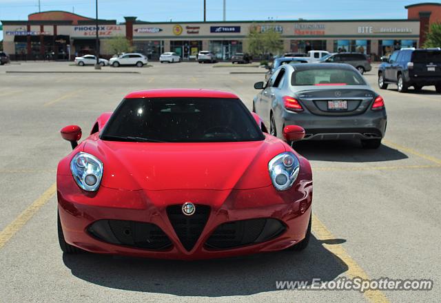 Alfa Romeo 4C spotted in Calgary, Canada