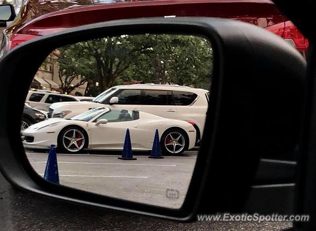 Ferrari 458 Italia spotted in Dallas, Texas
