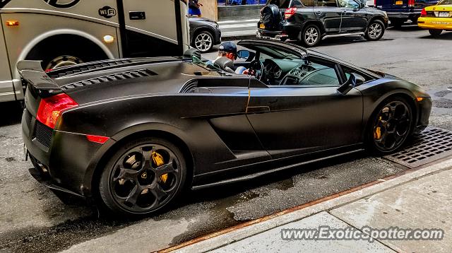 Lamborghini Gallardo spotted in Manhattan, New York
