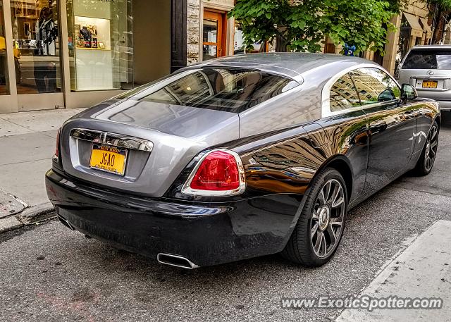 Rolls-Royce Wraith spotted in Manhattan, New York