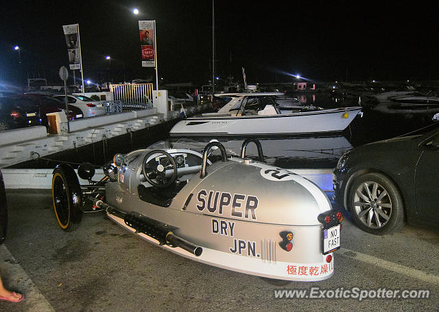 Morgan 3 Wheeler spotted in Puerto Banus, Spain