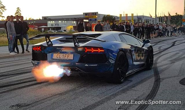 Lamborghini Aventador spotted in Stockholm, Sweden