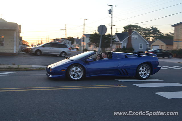Lamborghini Diablo spotted in Surf City, New Jersey