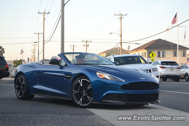 Aston Martin Vanquish spotted in Surf City, New Jersey