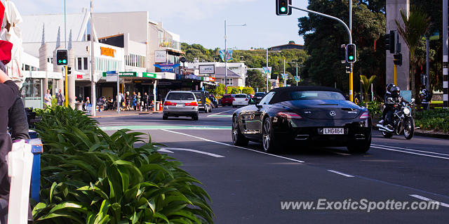Mercedes SLS AMG spotted in Auckland, New Zealand