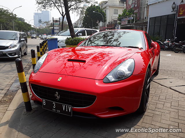 Ferrari California spotted in Jakarta, Indonesia
