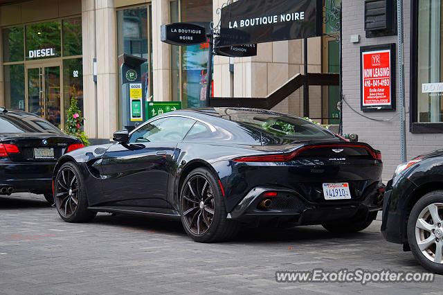 Aston Martin Vantage spotted in Toronto, Canada