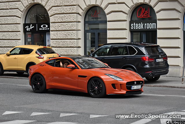Jaguar F-Type spotted in Warsaw, Poland