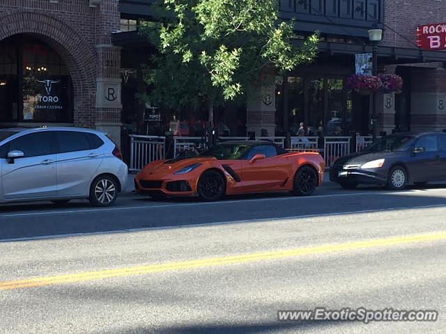 Chevrolet Corvette ZR1 spotted in Bozeman, Montana