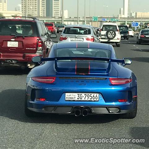Porsche 911 GT3 spotted in Kuwait City, Kuwait