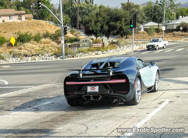 Bugatti Chiron spotted in La Crescenta, California