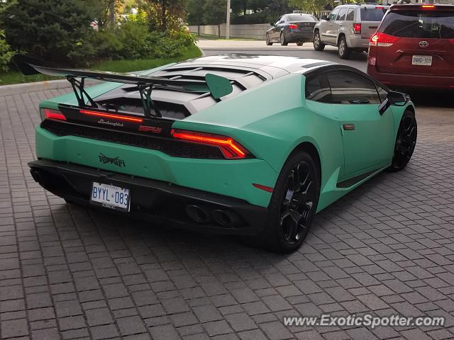 Lamborghini Huracan spotted in Toronto, Canada