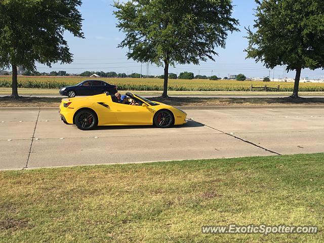Ferrari 488 GTB spotted in Plano, Texas